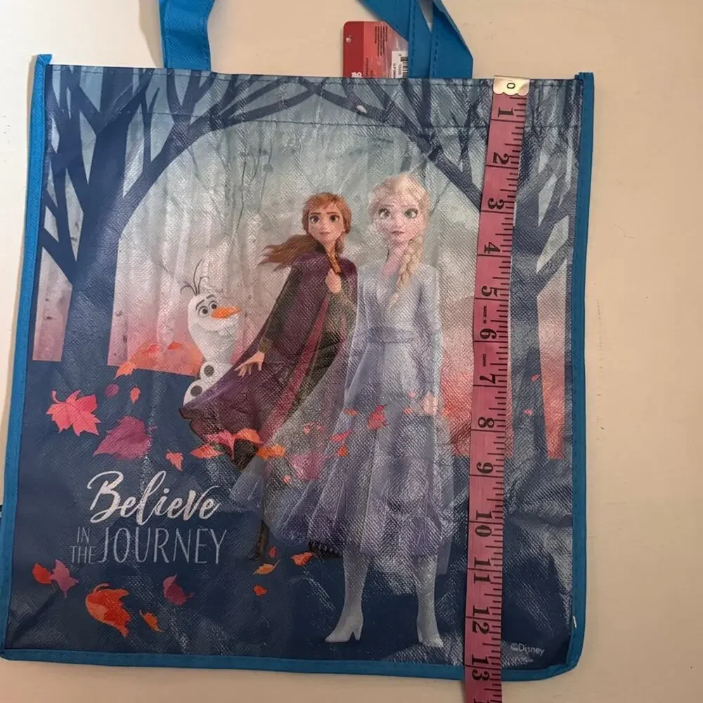 Disney Frozen Tote Bag with Elsa and Olaf in Blue